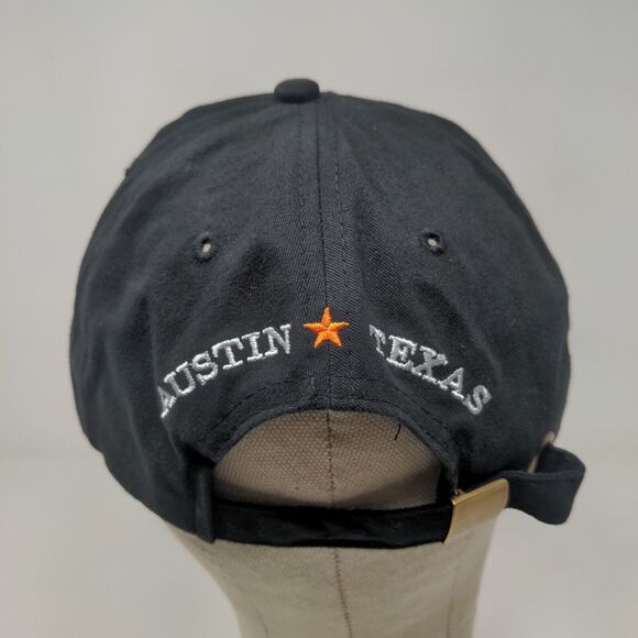 Tito's Handmade Vodka Men's Slideback Hat Black Embroidered Logo Austin Texas - Picture 7 of 12
